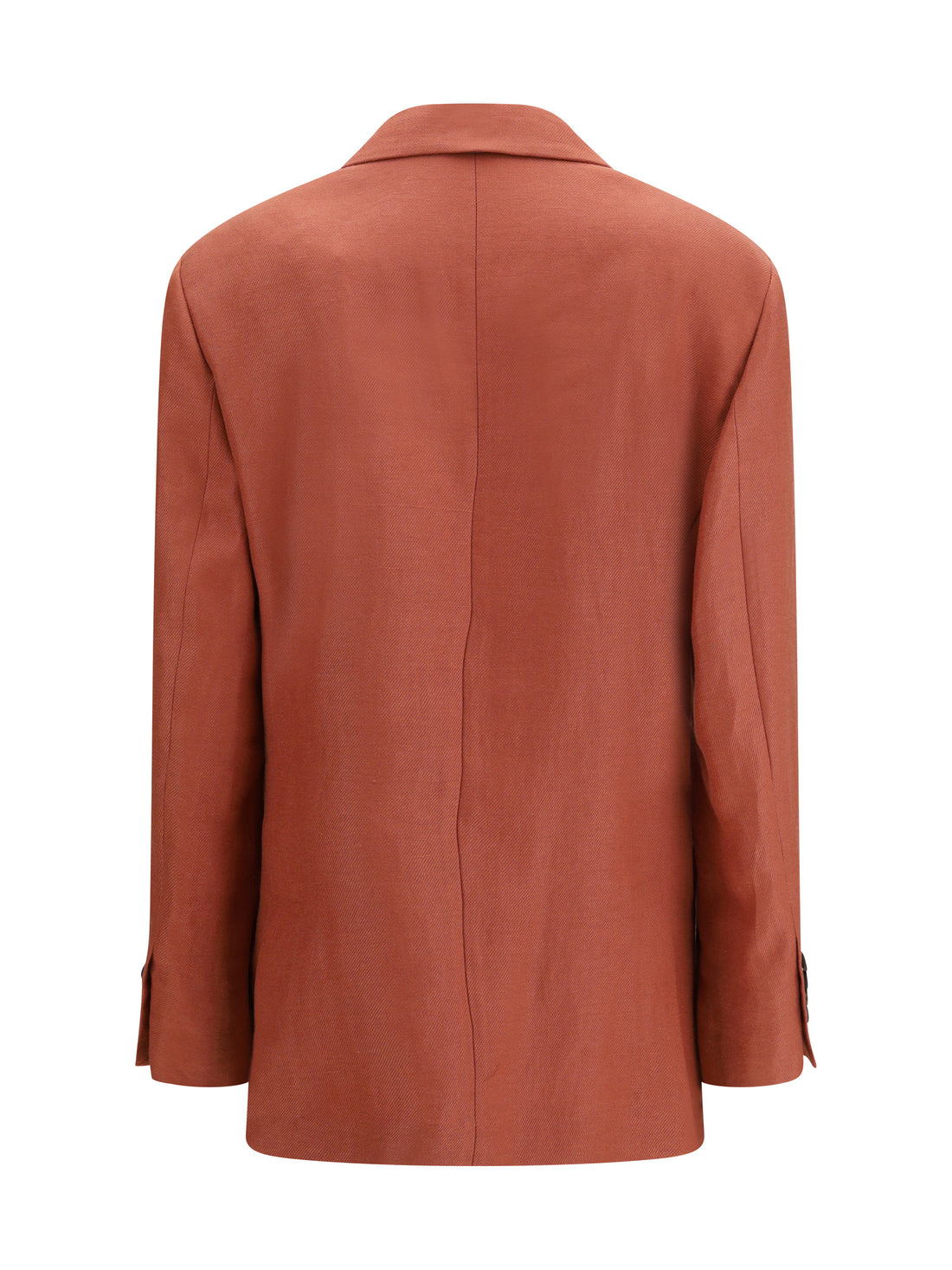 BRUNELLO CUCINELLI 38 single-breasted linen blazer