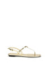 PRADA 37 leather flip-flop sandals