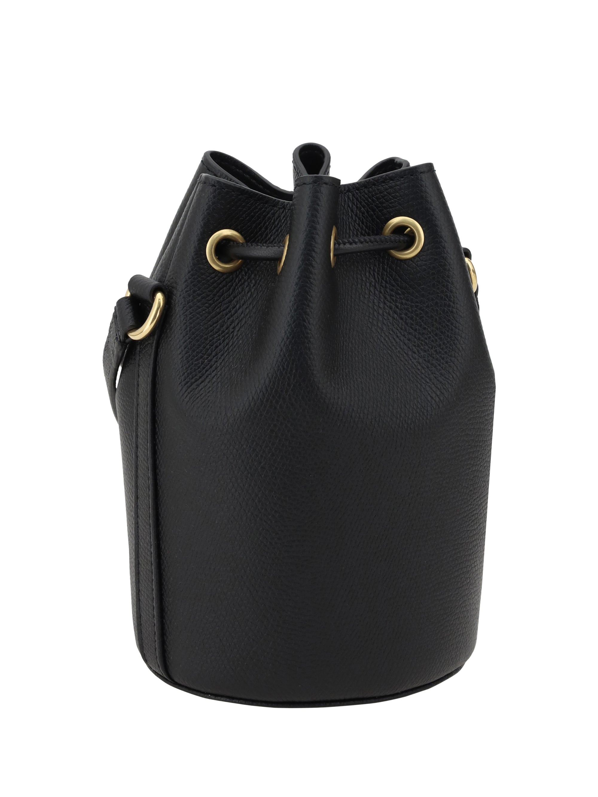 mini vlogo drawstring bucket bag