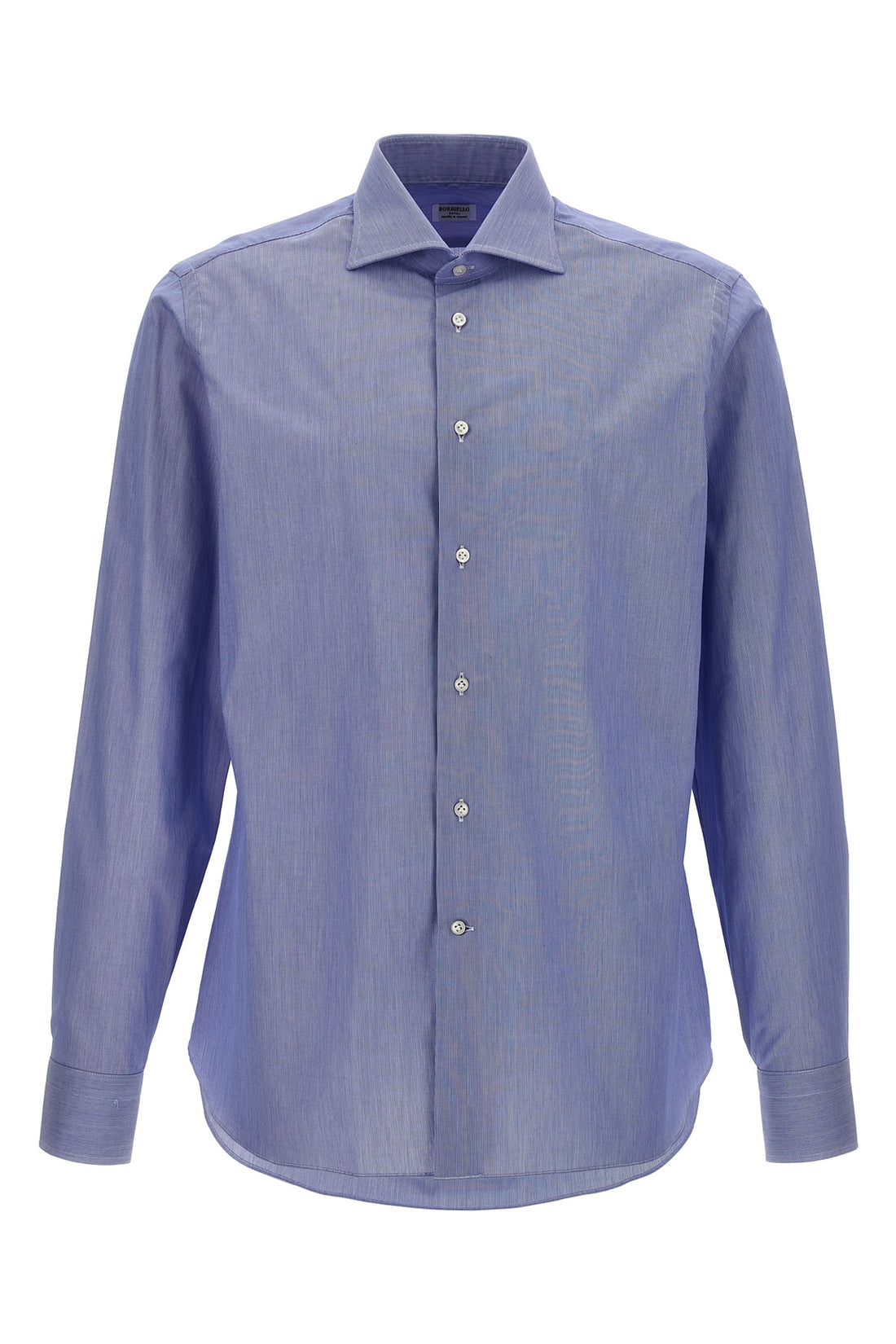 BORRIELLO 40 cm falso unito cotton shirt
