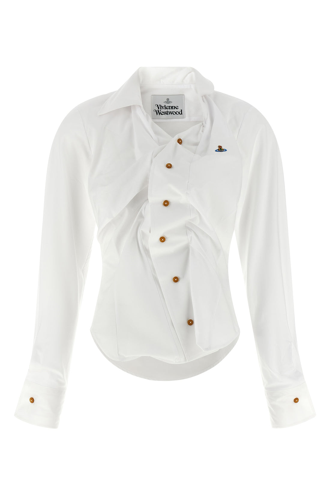VIVIENNE WESTWOOD 38 drunken cotton shirt