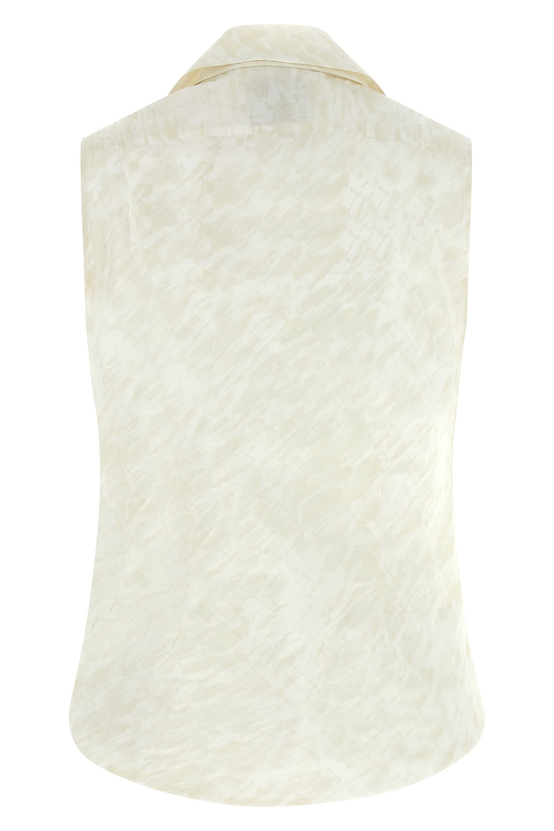 VIVIENNE WESTWOOD 38 drunken shirt in embossed cotton poplin