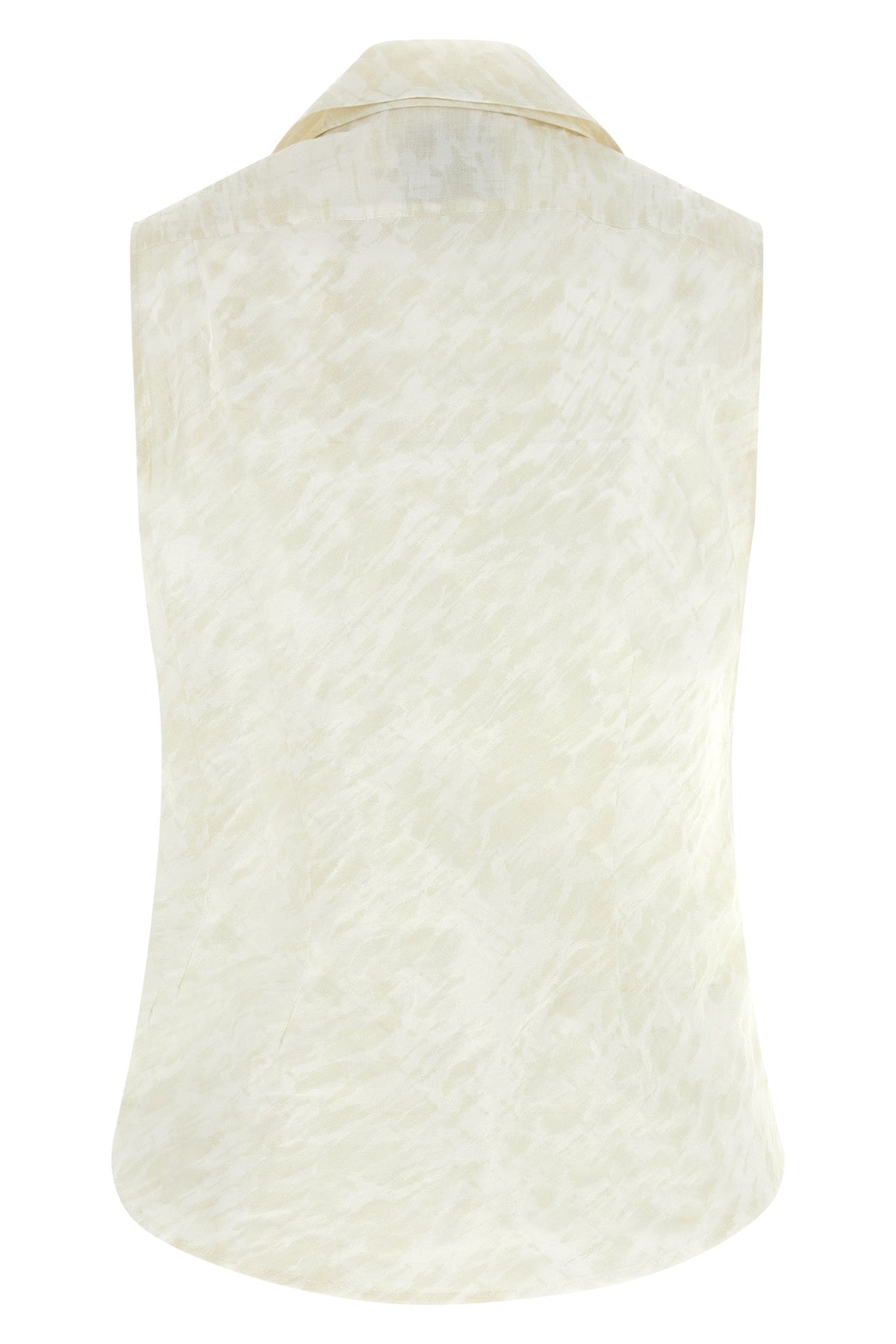 drunken shirt in embossed cotton poplin