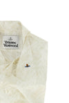 drunken shirt in embossed cotton poplin