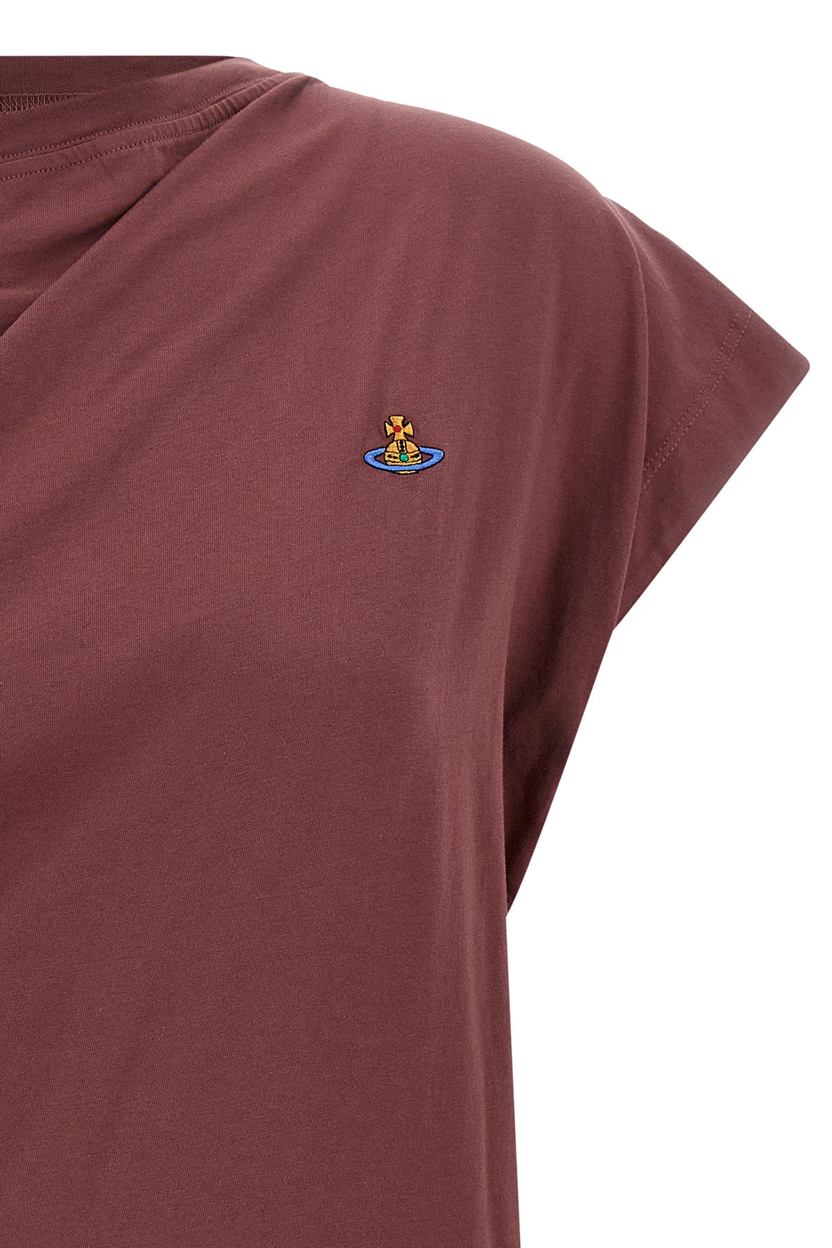 the vivienne westwood hebo top redefines the classic t-shirt through a complex