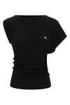 the vivienne westwood hebo top redefines knitwear codes through an asymmetrica