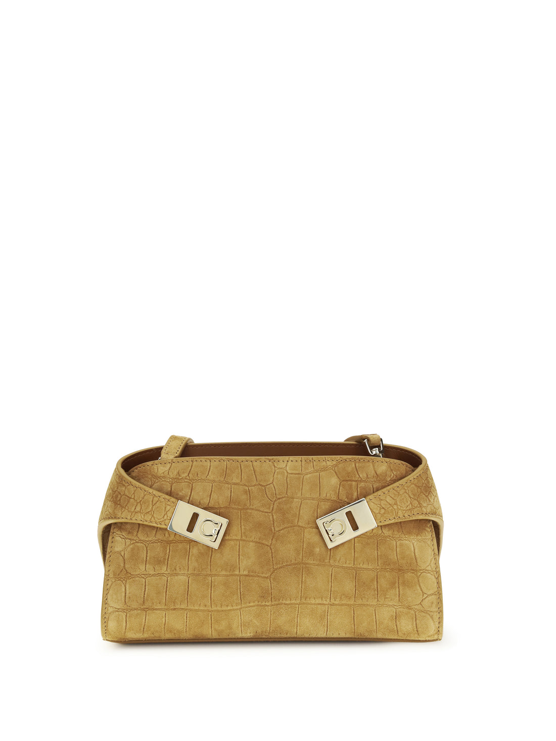 FERRAGAMO OS hug clutch