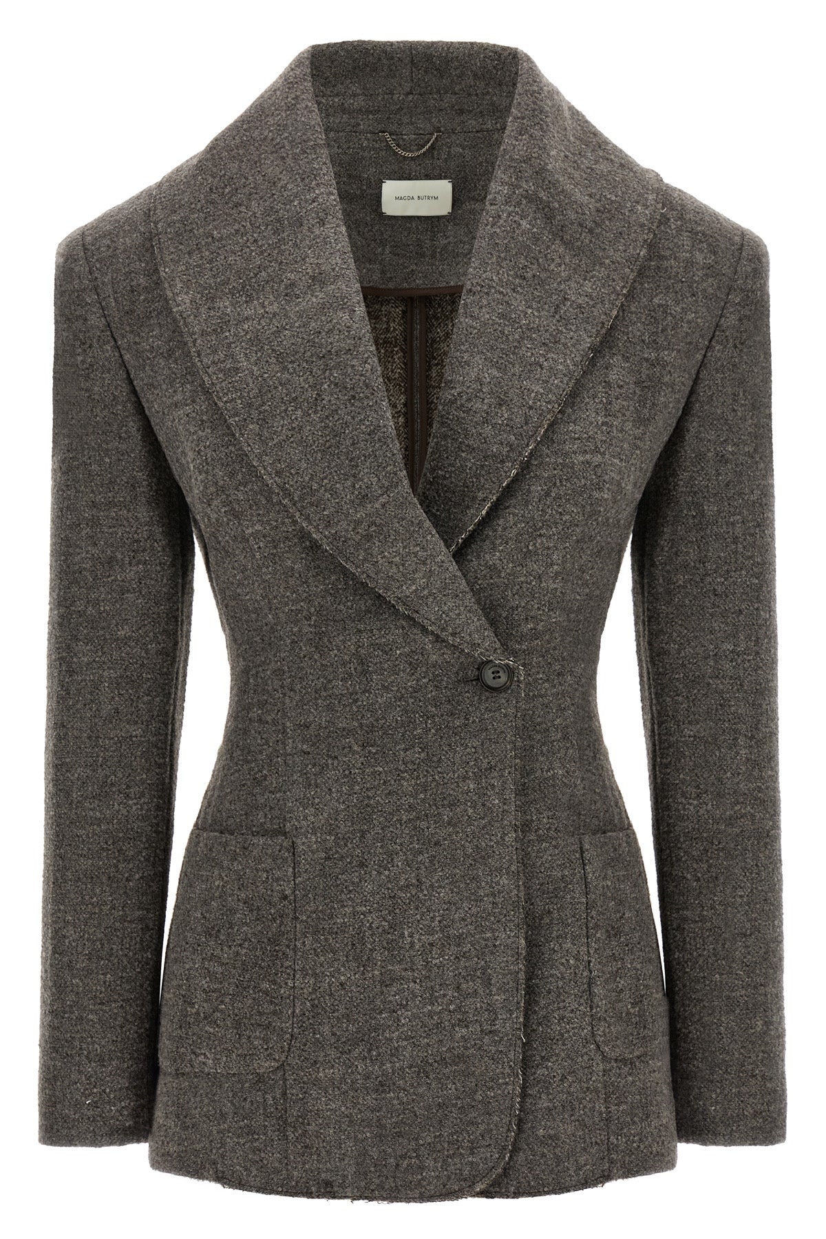 the magda butrym 04 blazer redefines contemporary tailoring through structured