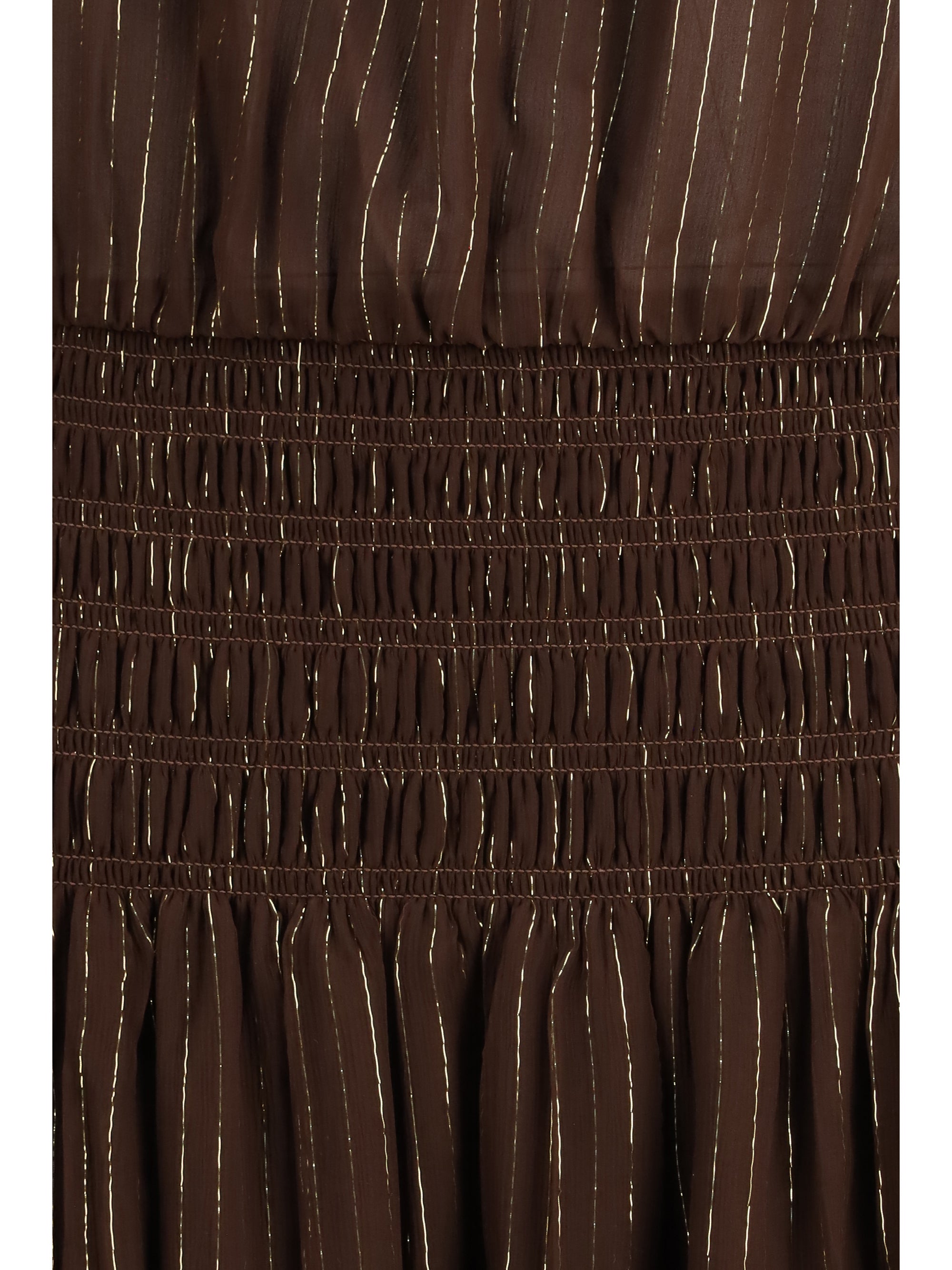 SELF-PORTRAIT 6 georgette off shoulder maxi dress