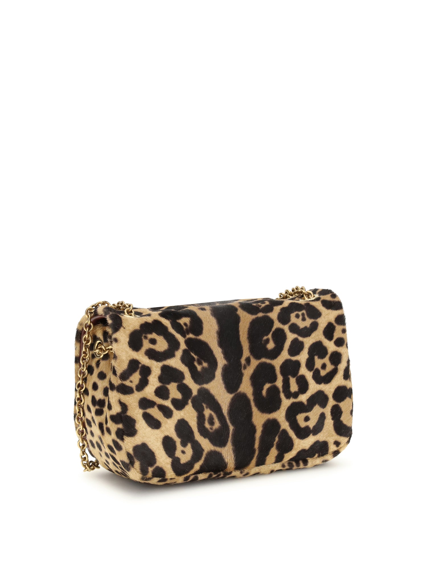 SAINT LAURENT OS jamie mini leopard print shoulder bag