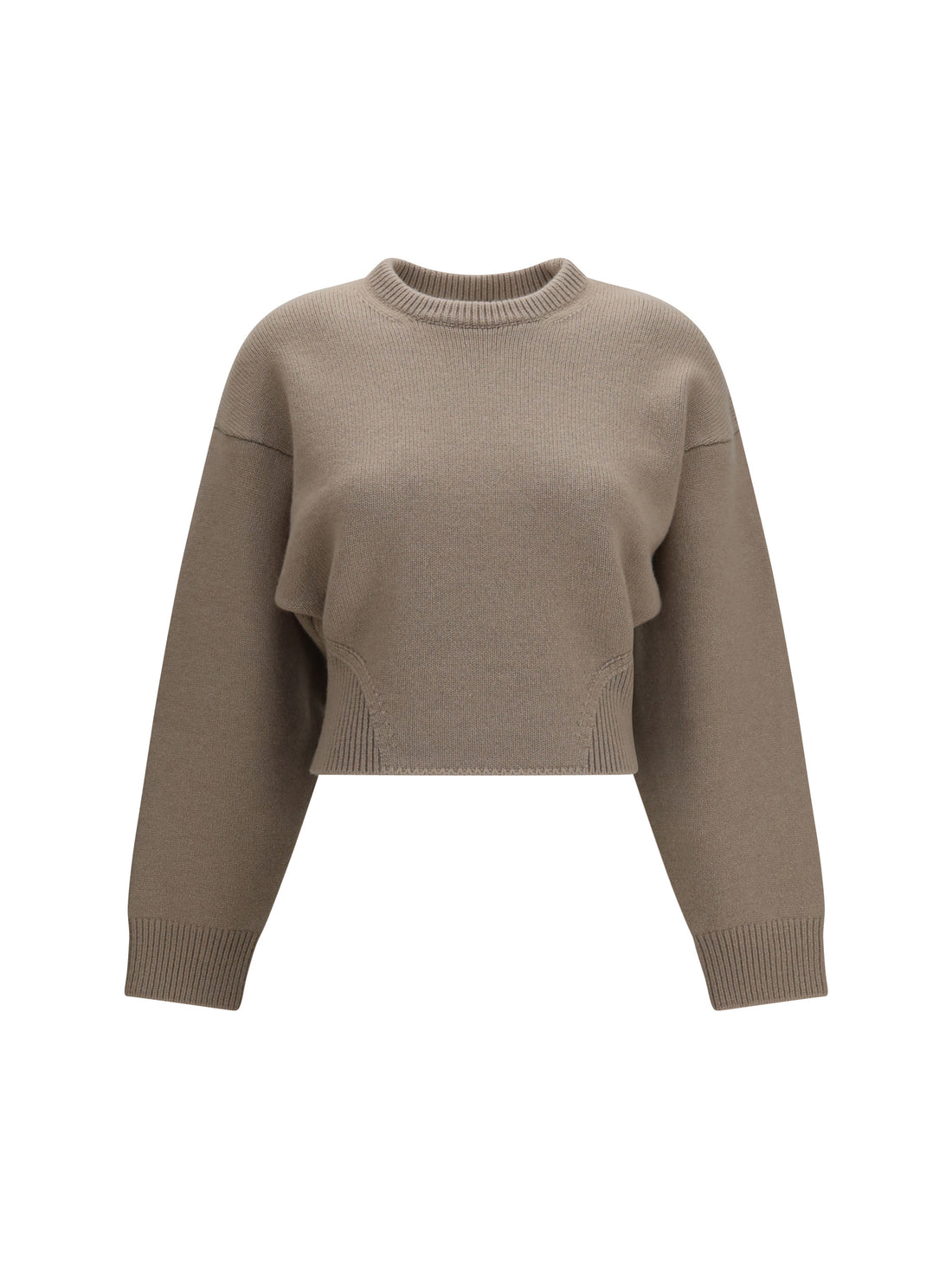 ALAÏA 38 cashmere crewneck sweater