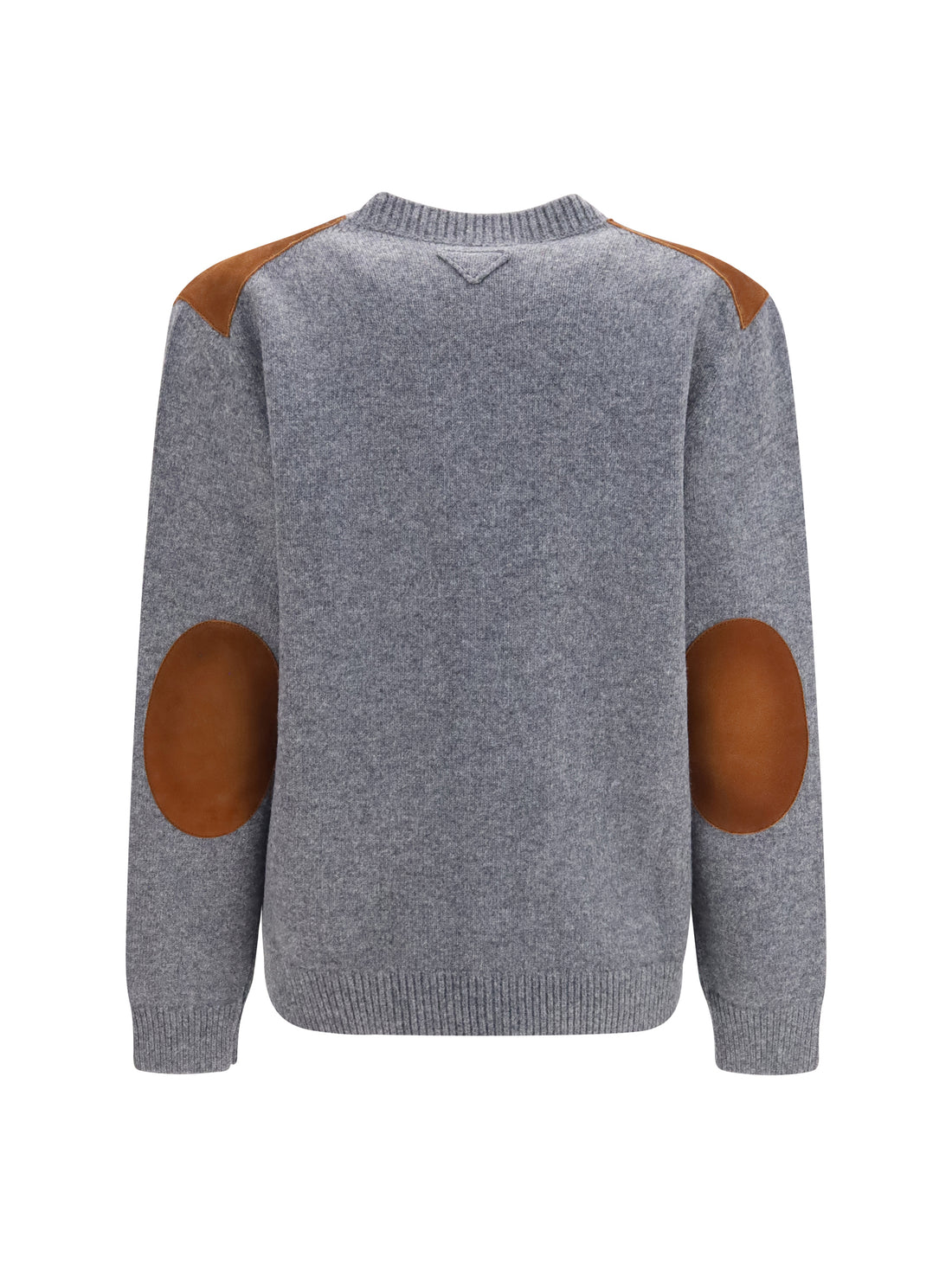 PRADA 40 suede and wool cardigan