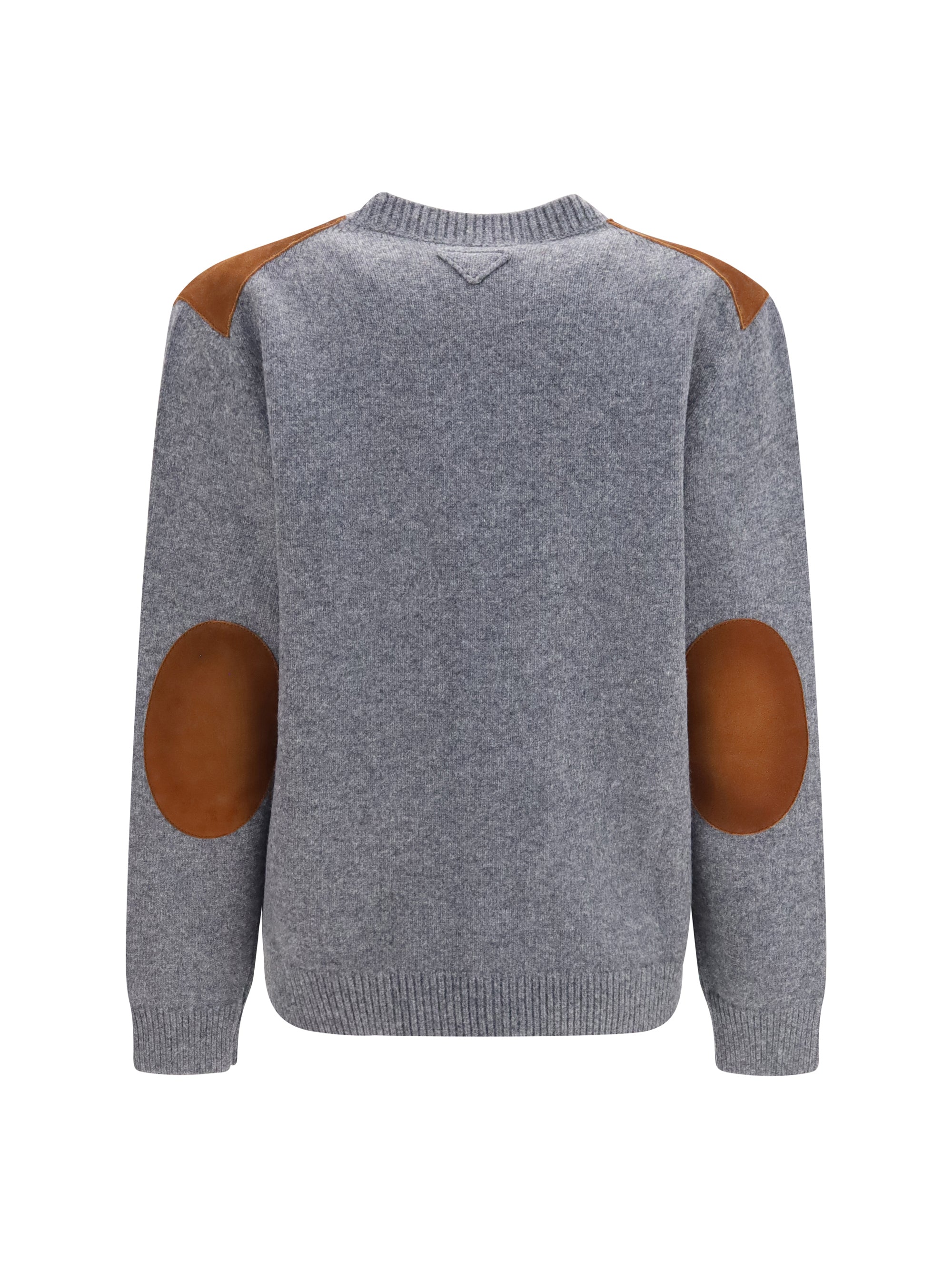 suede and wool cardigan