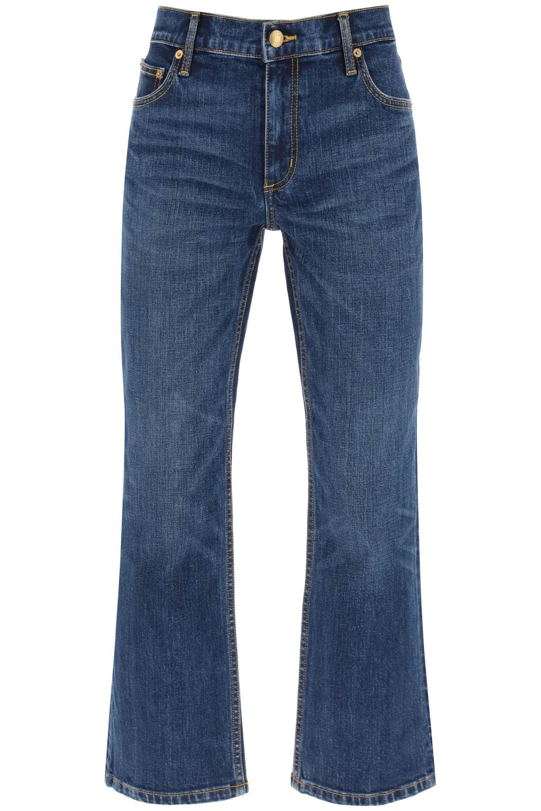 cropped flared jeans