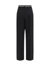 elegant pants with belt