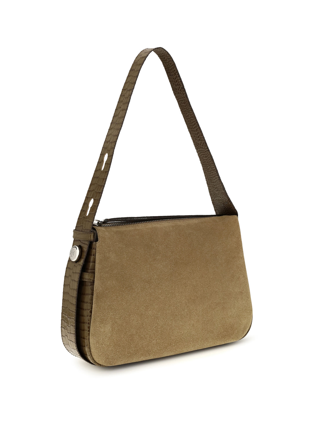 TORY BURCH OS romy suede shoulder bag