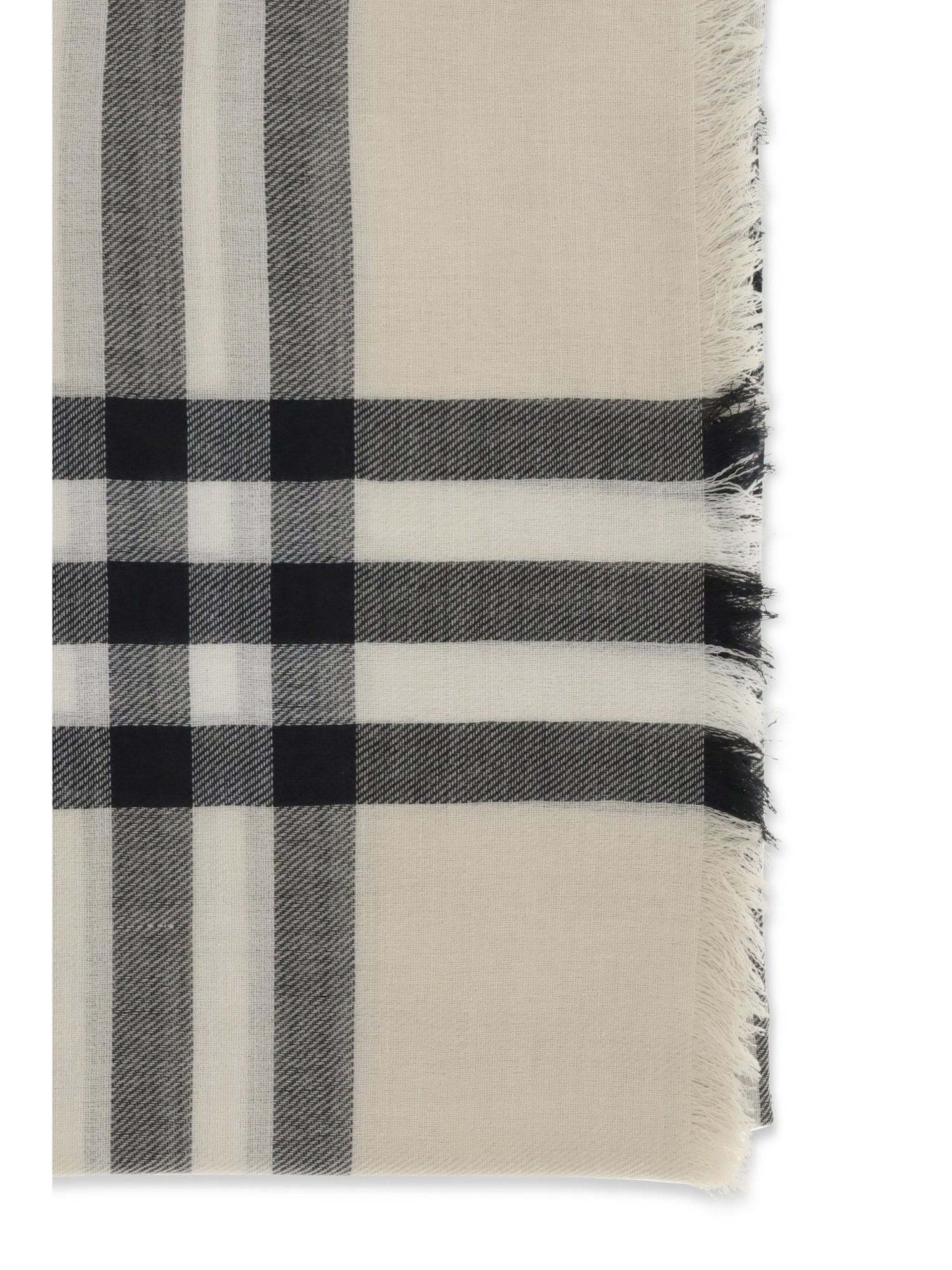 BURBERRY OS giant check scarf
