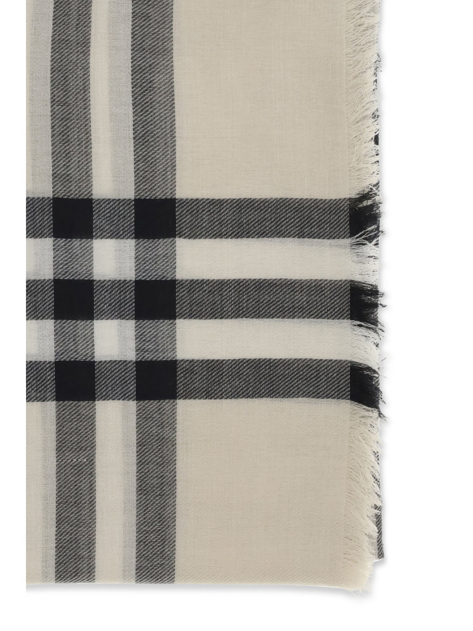 BURBERRY OS giant check scarf