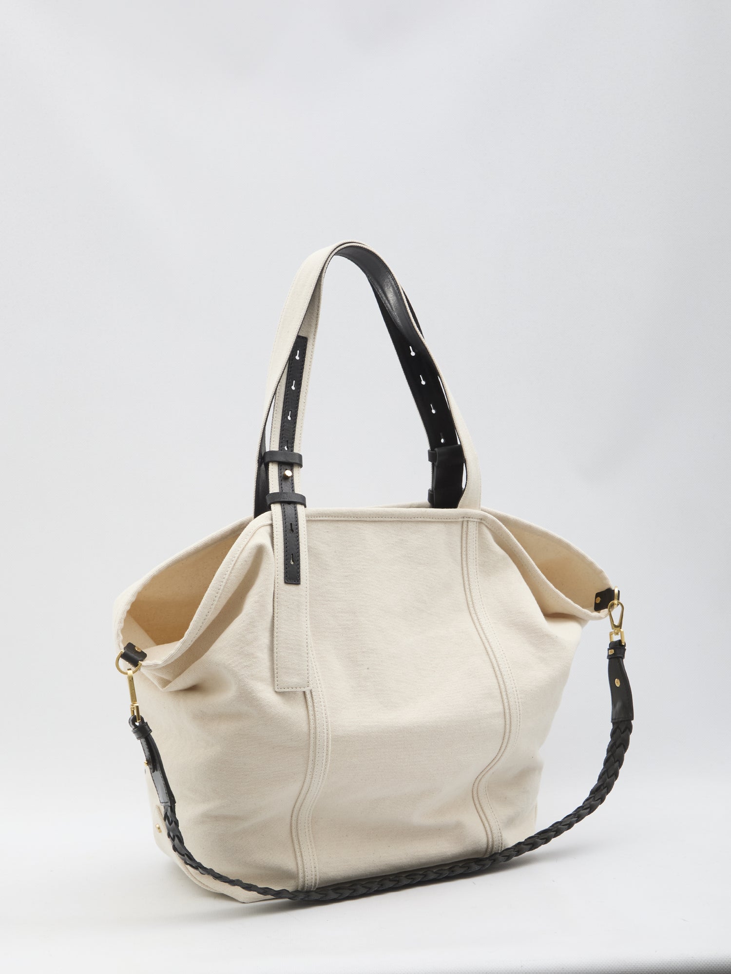 GOLDEN GOOSE OS canvas shopping bag