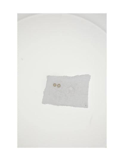 DIOR OS petit cd circle stud earrings