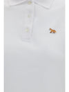 fox embroidered polo shirt