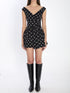 SELF PORTRAIT 10 polka mini dress