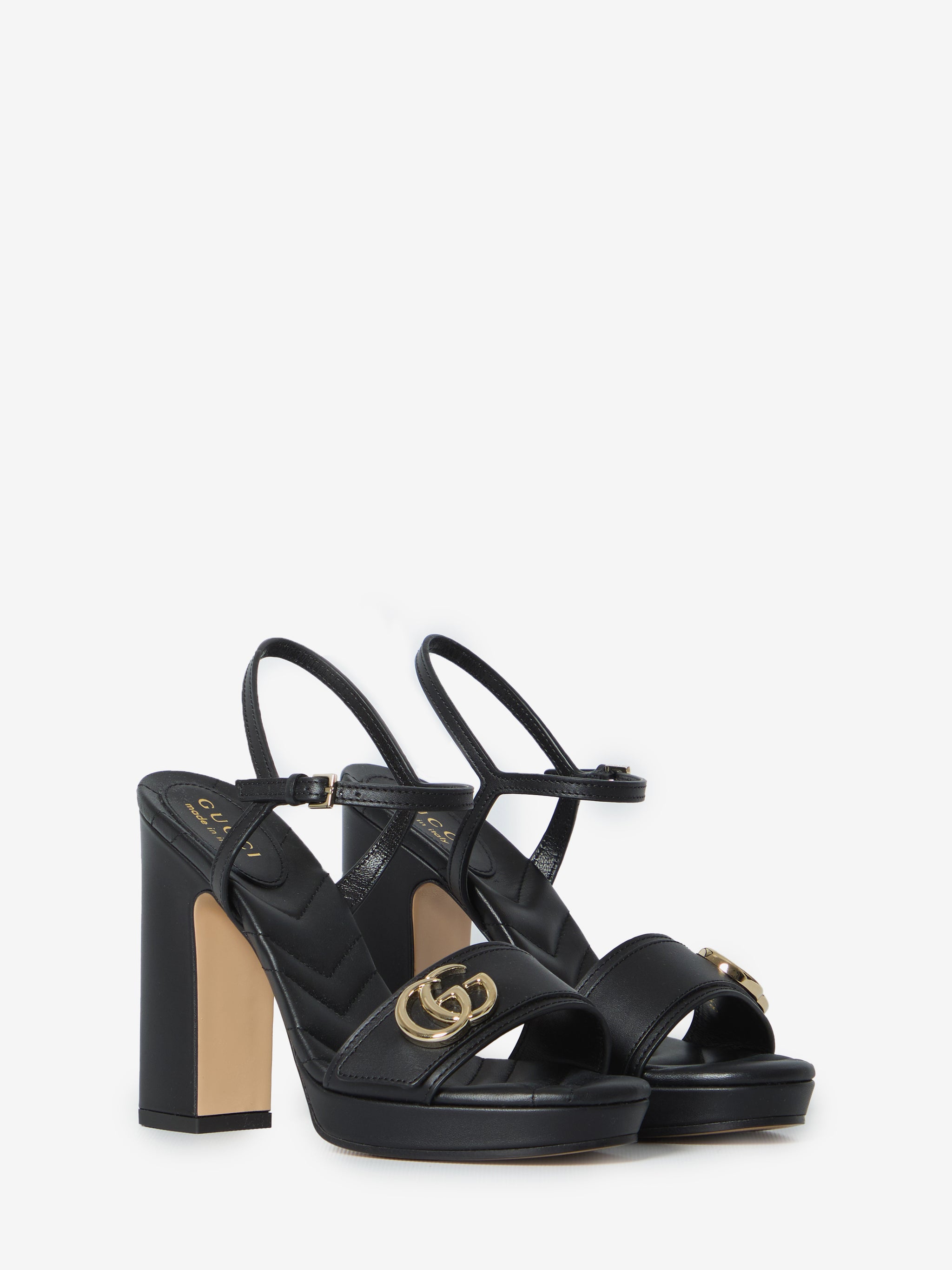 sandals with platform and double g