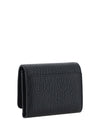 grained leather wallet