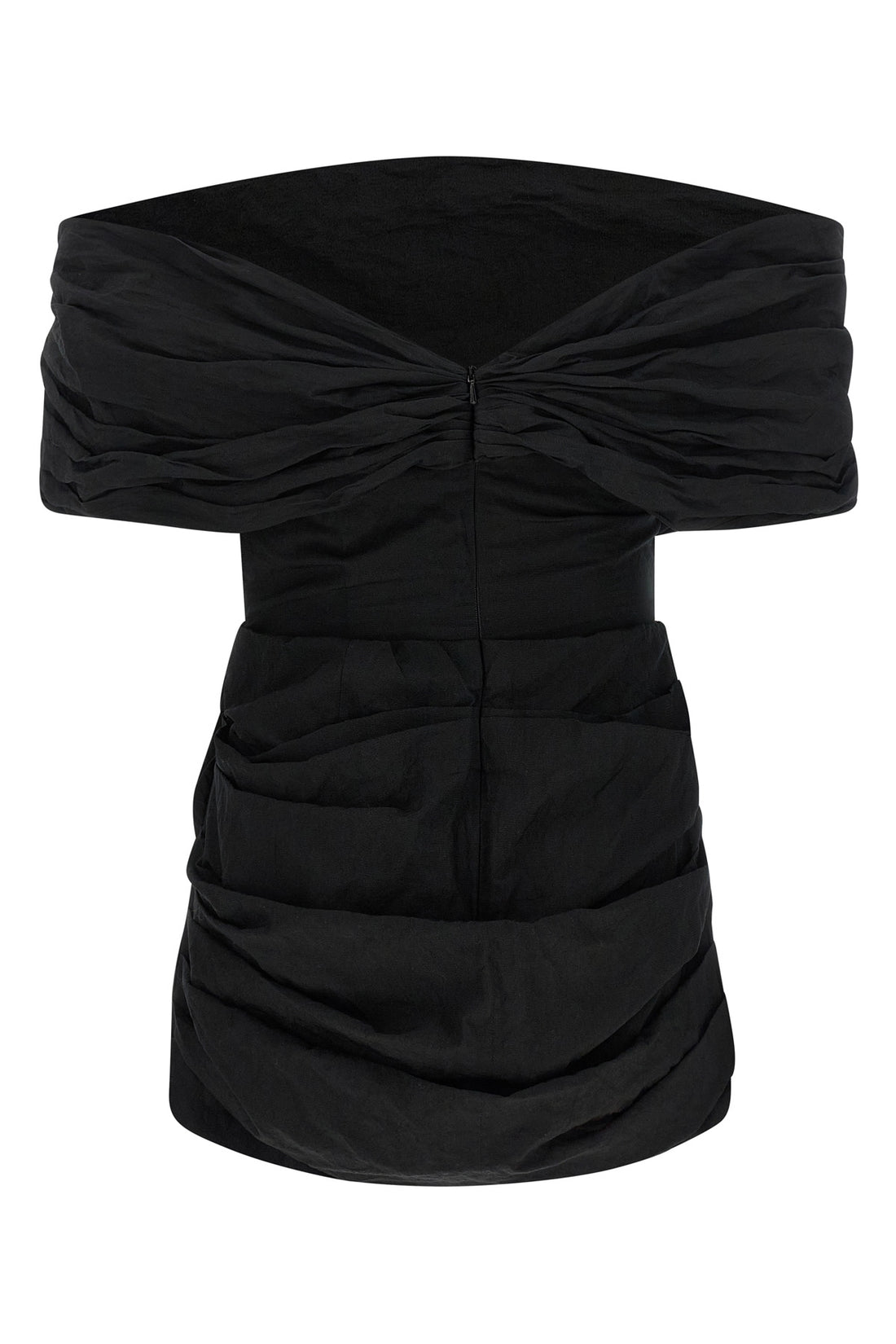 MAGDA BUTRYM 36 22 wrinkled-effect cotton mini dress