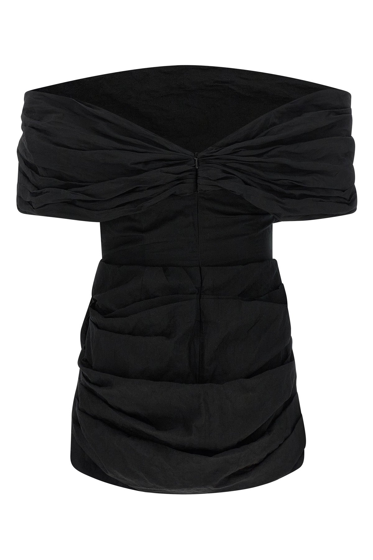 22 wrinkled-effect cotton mini dress