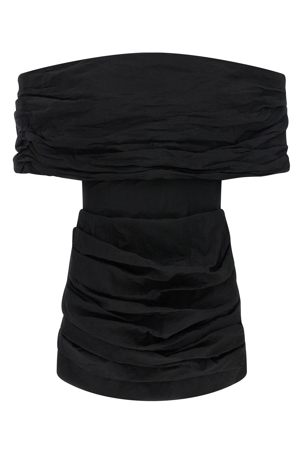 22 wrinkled-effect cotton mini dress