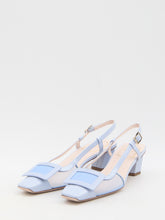 ROGER VIVIER 36 mesh slingback pumps