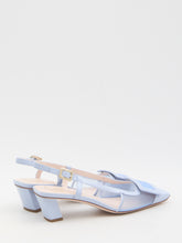 ROGER VIVIER 36 mesh slingback pumps