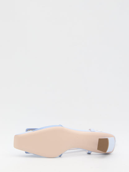 ROGER VIVIER 36 mesh slingback pumps