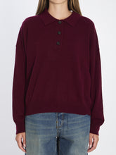 ALLUDE M wool and cashmere polo shirt