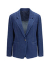 single-breasted denim jacket