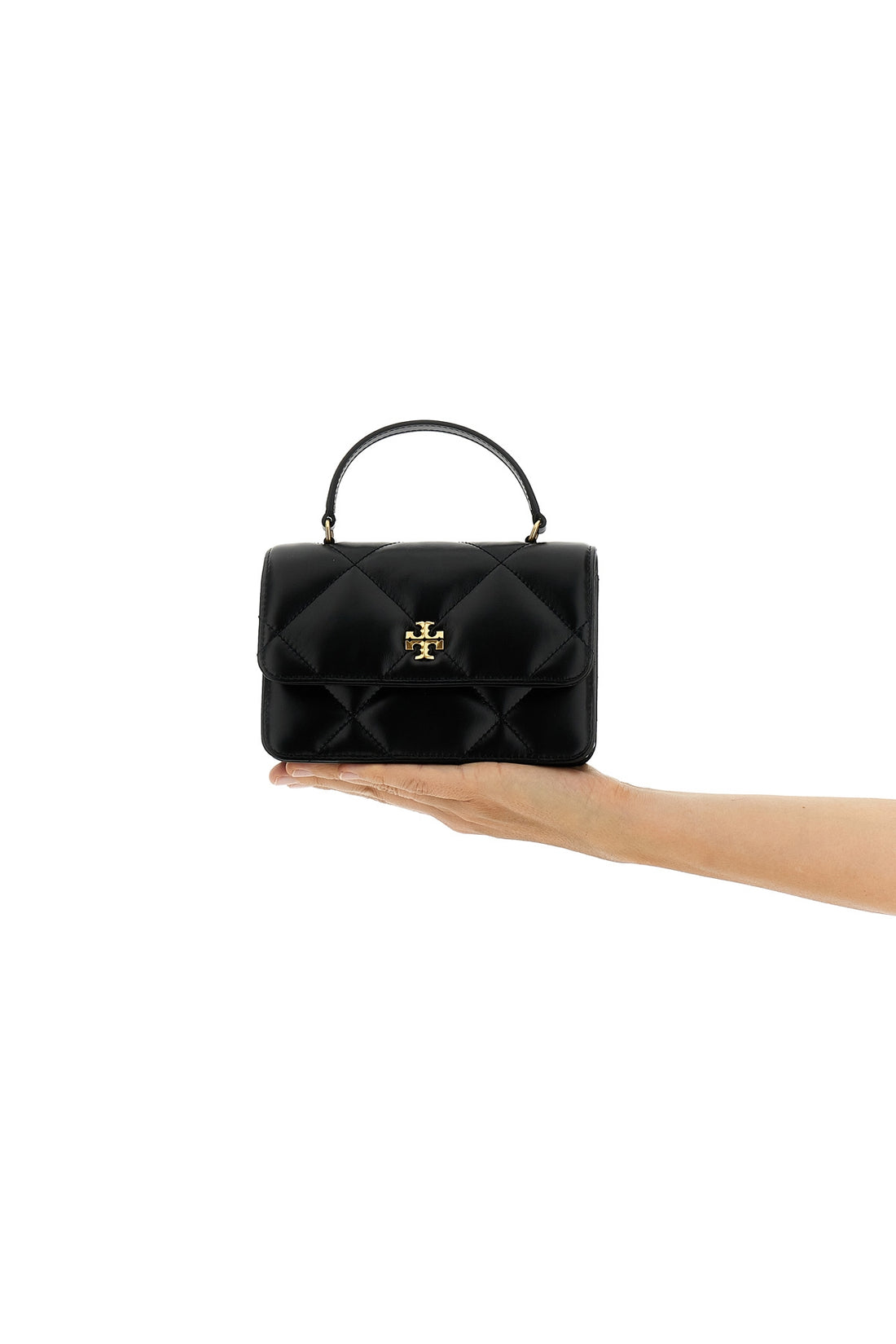 TORY BURCH OS kira diamond quilt handbag in matelassé nappa leather