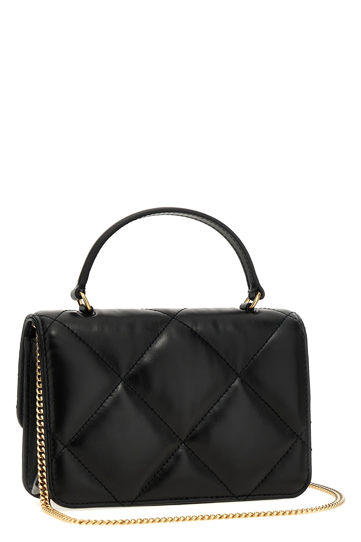 kira diamond quilt handbag in matelassé nappa leather