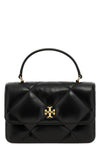 kira diamond quilt handbag in matelassé nappa leather
