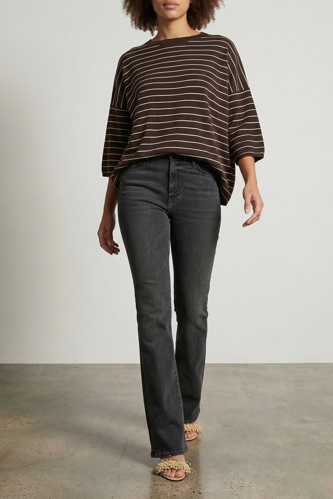 MOTHER 24 the weekender stretch cotton denim jeans