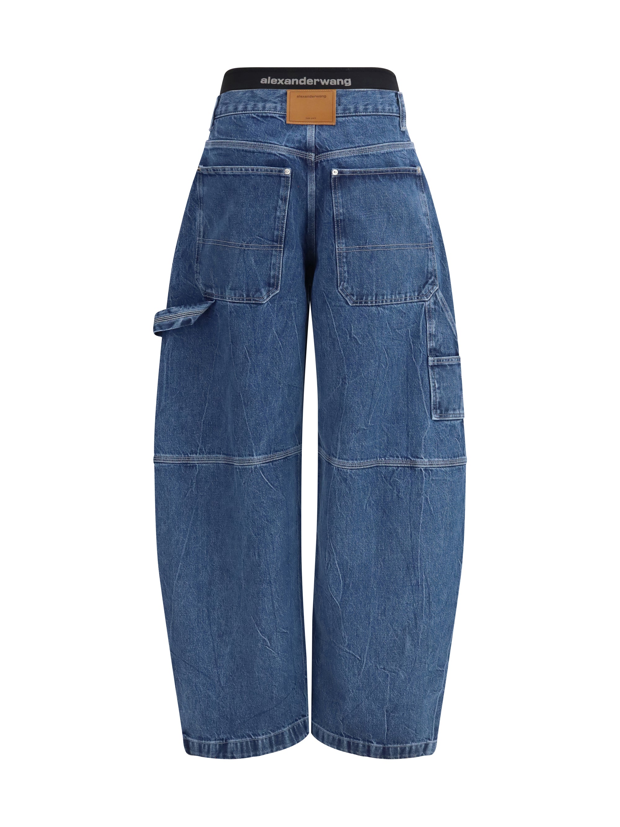 ALEXANDER WANG 25 prestyled mid-rise jeans