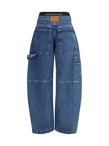 ALEXANDER WANG 25 prestyled mid-rise jeans