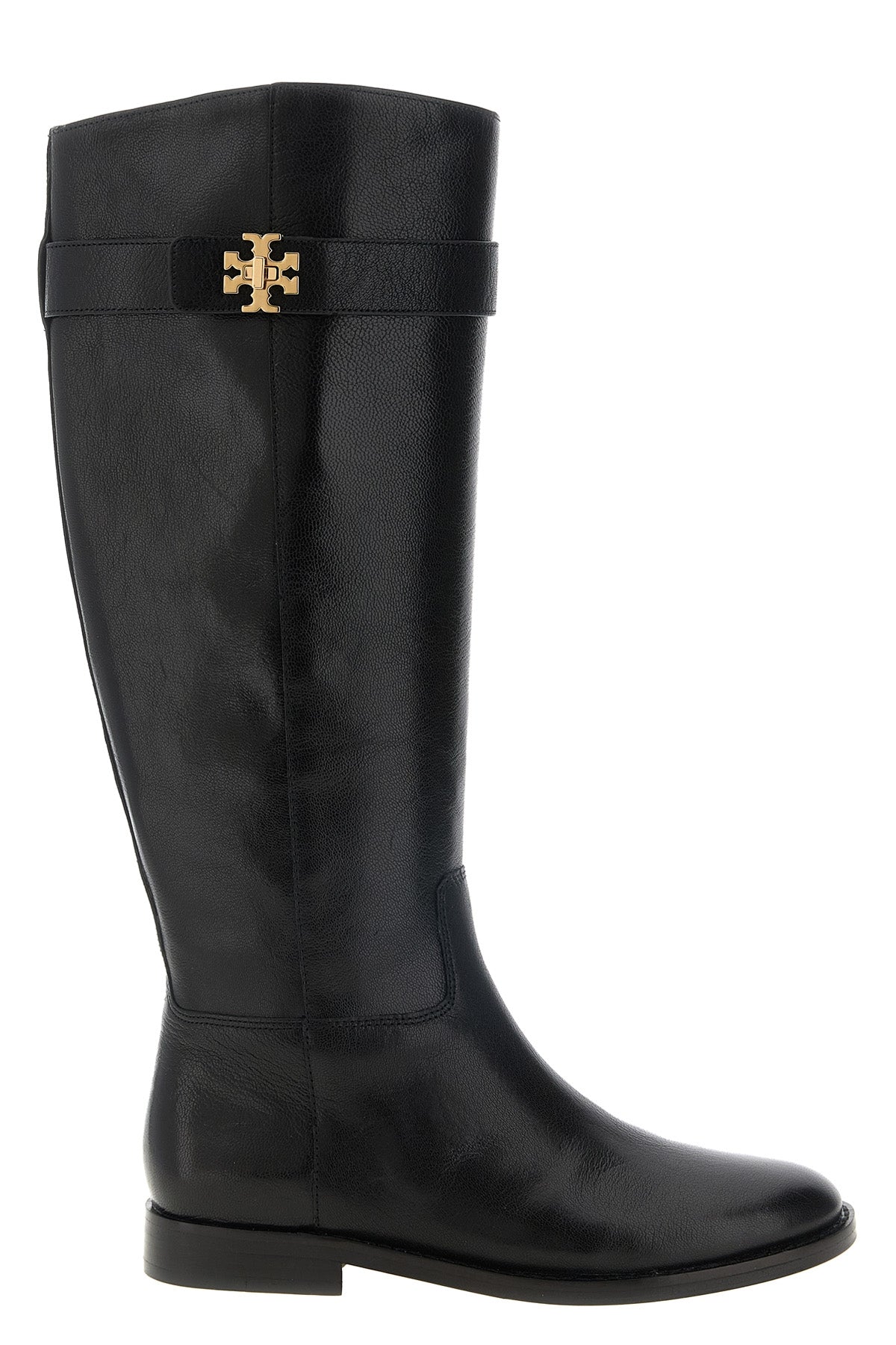 the tory burch riding boot defines a classic knee silhouette