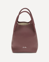 Loro Piana Small Bale Bucket Bag Bordeaux