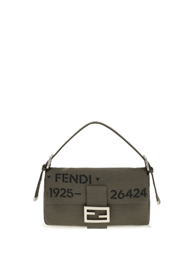FENDI OS baguette® 26424 canvas shoulder bag