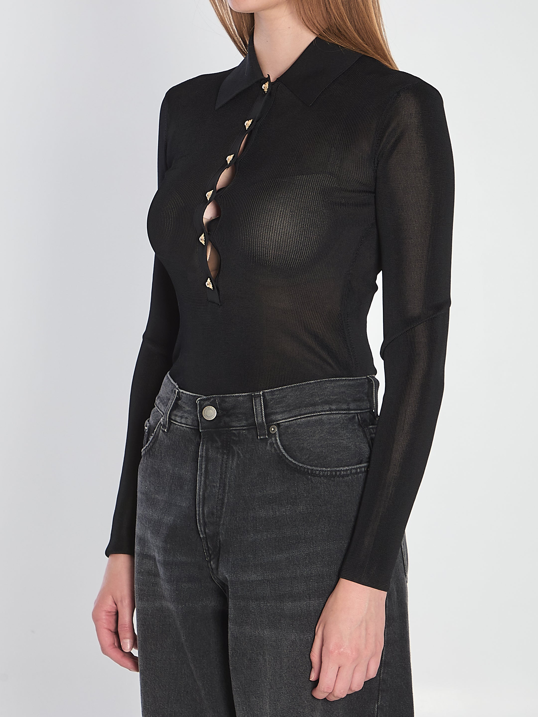 SELF PORTRAIT M knit bodysuit