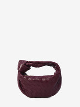 BOTTEGA VENETA OS burgundy mini jodie bag