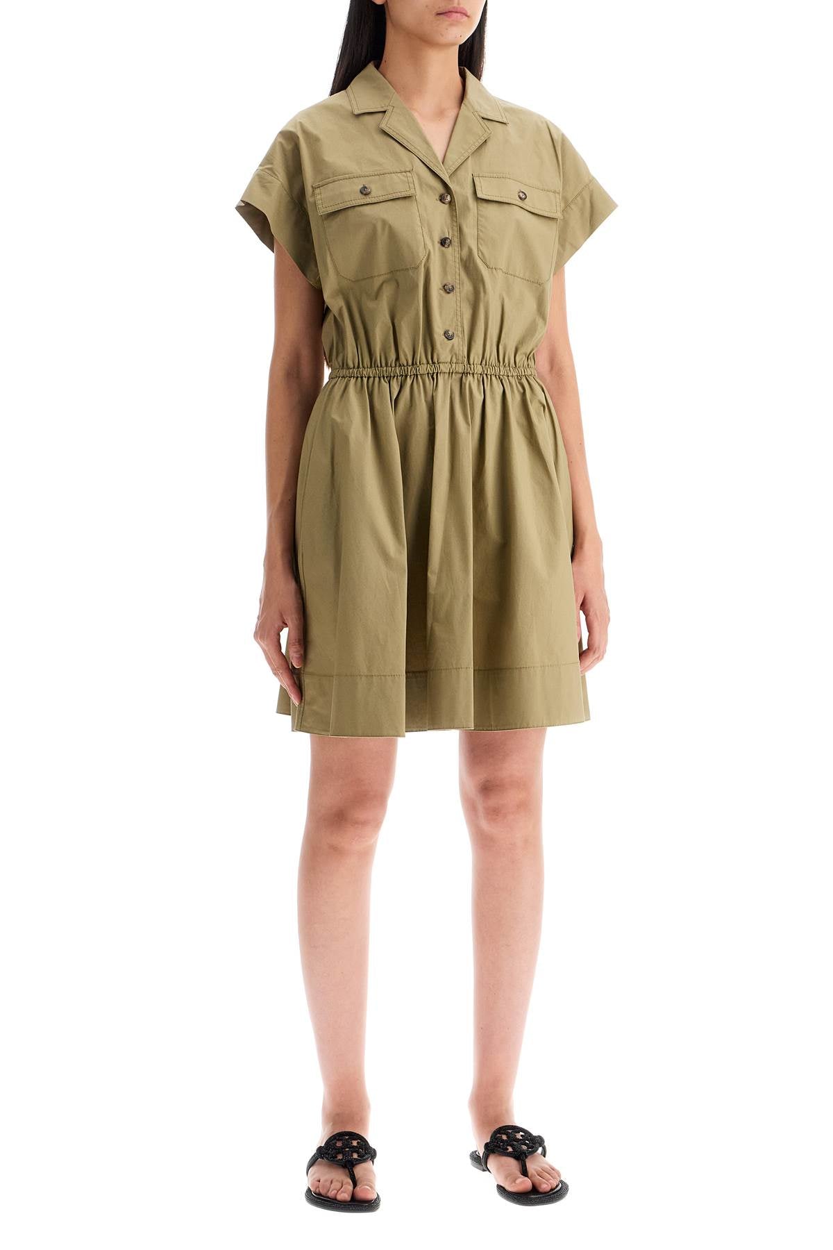 mini poplin chemisier dress