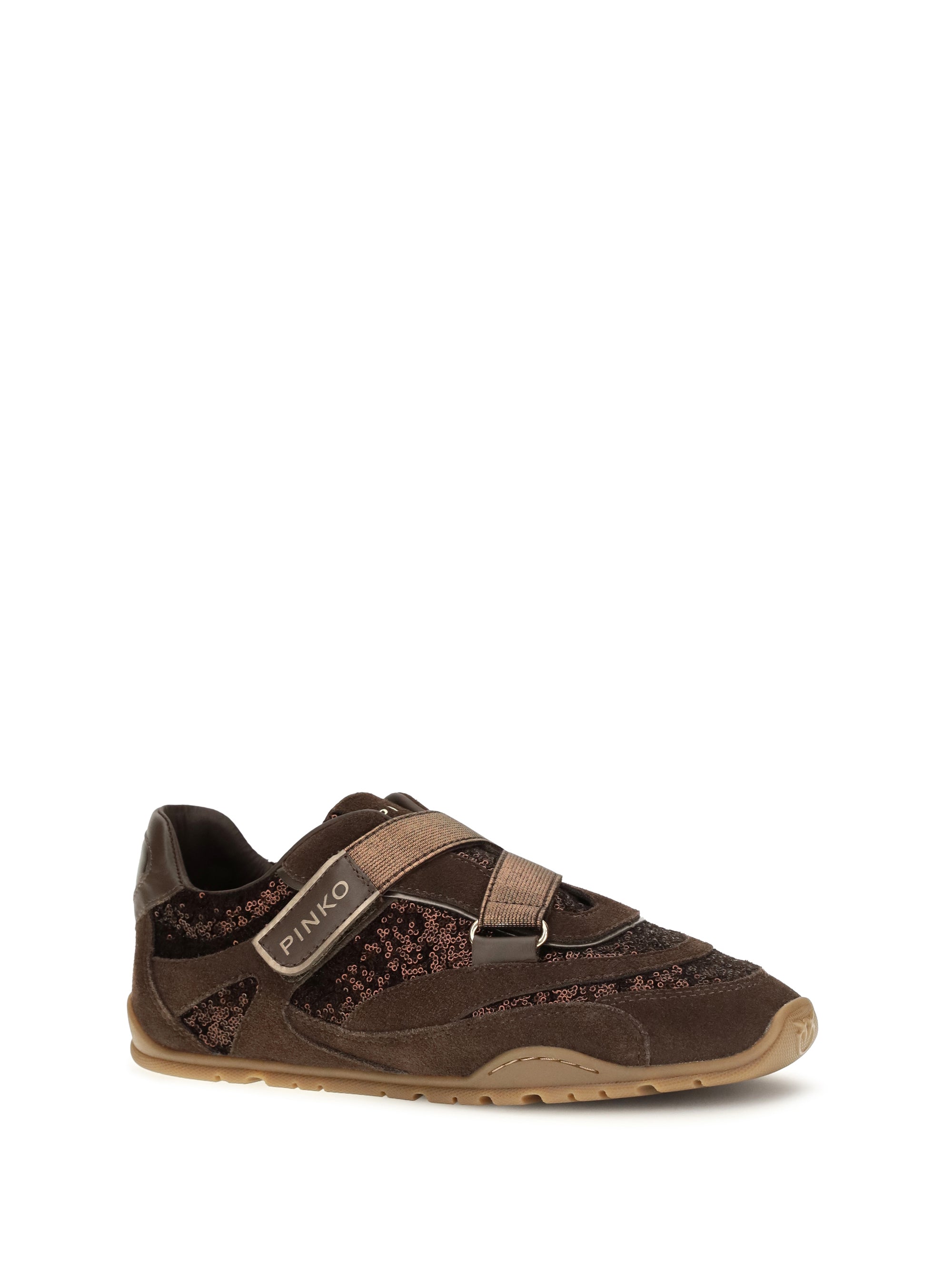 yulia suede sneakers with sequins