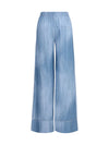 jeans-print marocain pants